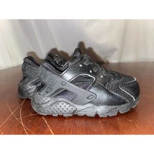 Nike Air Huarache Run Black/Black 704950-016 Toddler Shoes Size 5C